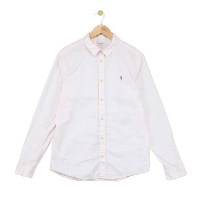 Mens Shirt Long Sleeve Collared