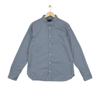 Mens Shirt Button Up Long Sleeve