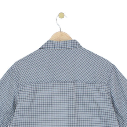 Mens Check Shirt Short Sleeve Outdoor