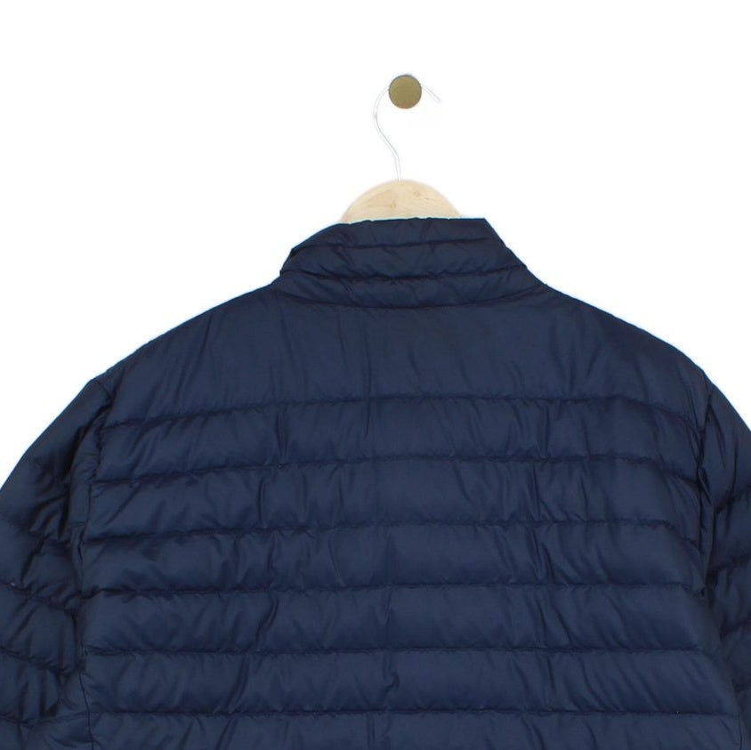 Mens Quilted Jacket Outerwear Zip Down Filled