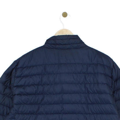 Mens Quilted Jacket Outerwear Zip Down Filled