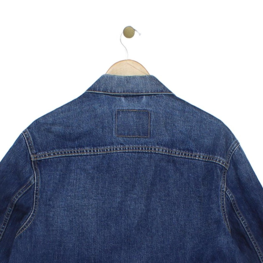 Mens Denim Jacket Trucker Cotton