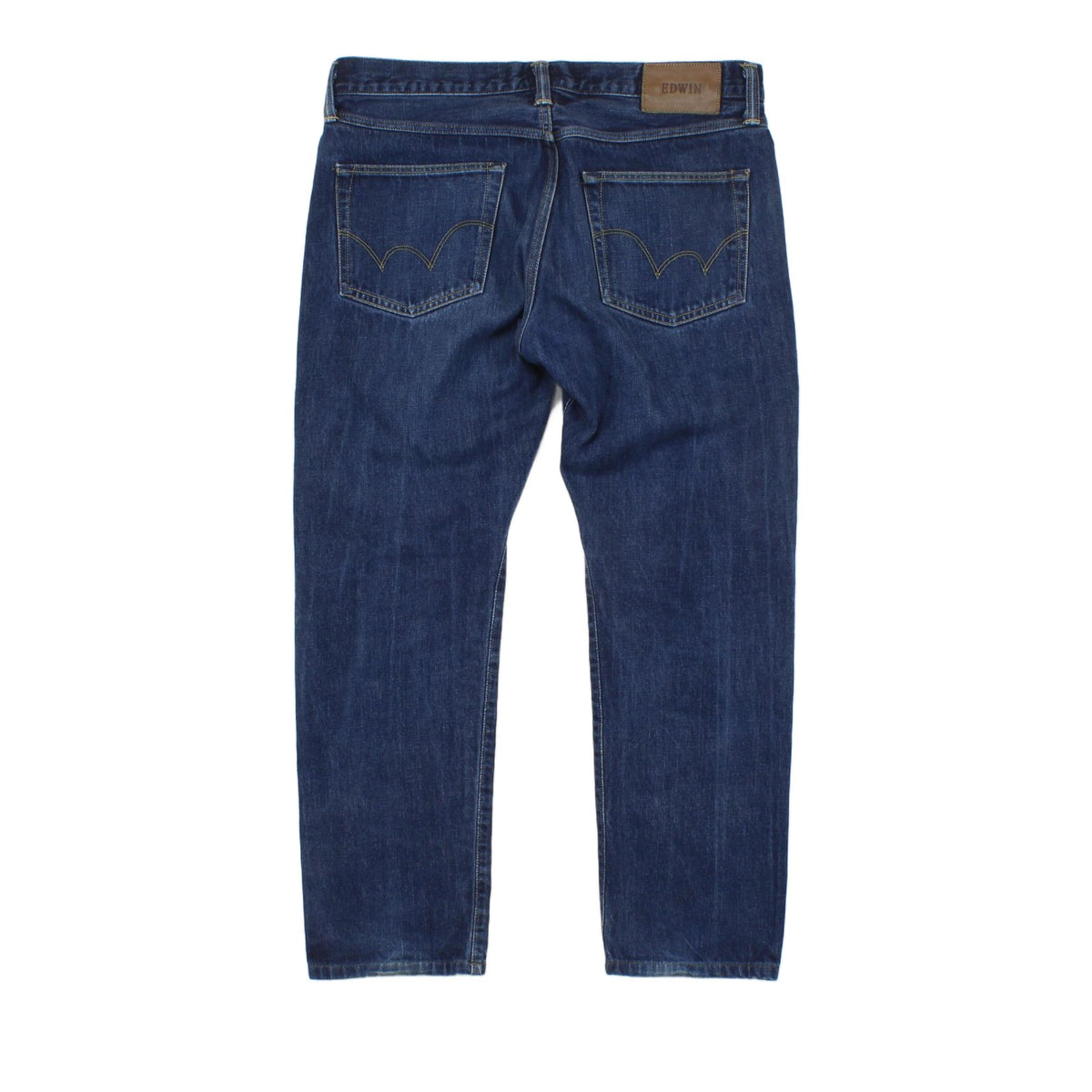 Mens Regular Tapered Jeans Classic Denim