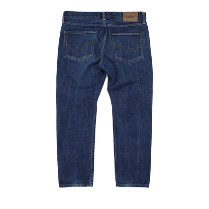 Mens Regular Tapered Jeans Classic Denim