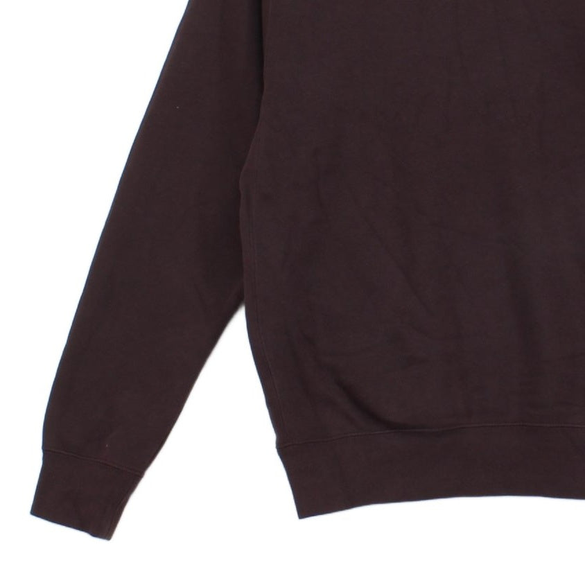 Mens Sweatshirt Crew Neck Patch Work