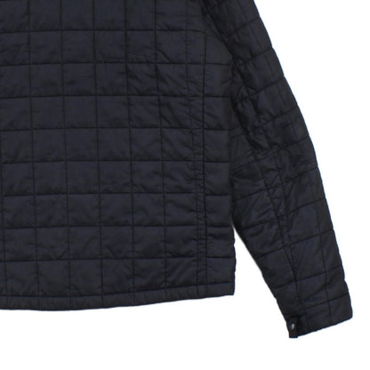 Mens Quilted Jacket Hooded Insulated