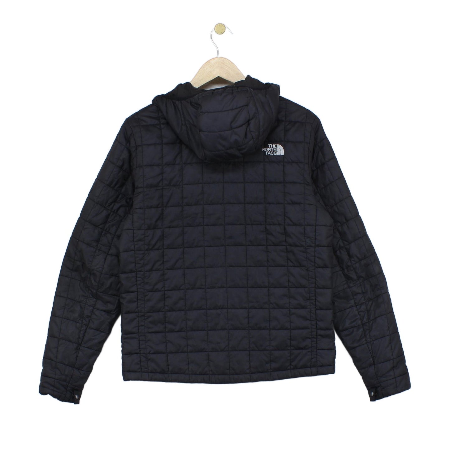 Mens Quilted Jacket Hooded Insulated