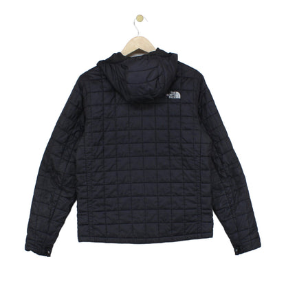 Mens Quilted Jacket Hooded Insulated