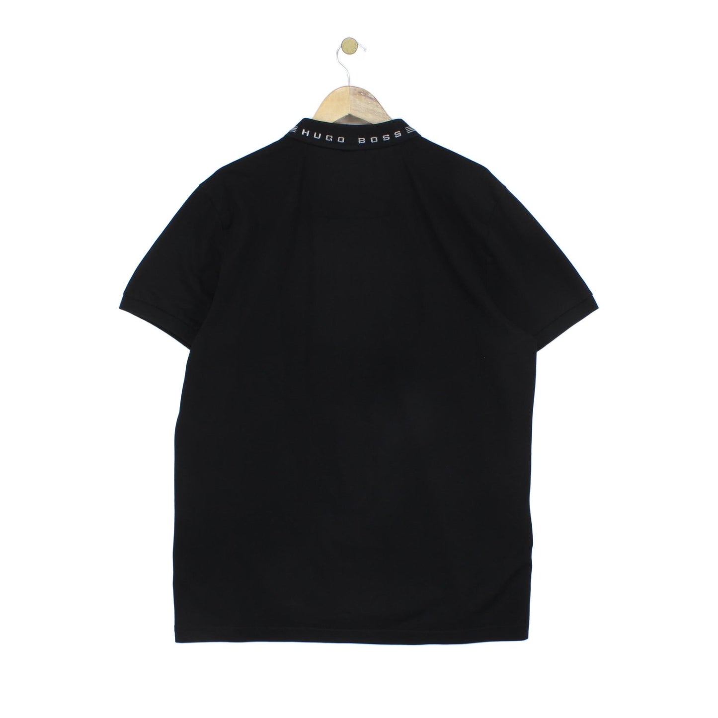 Mens Polo Shirt Stretch Short Sleeve Logo Collared