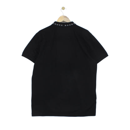 Mens Polo Shirt Stretch Short Sleeve Logo Collared