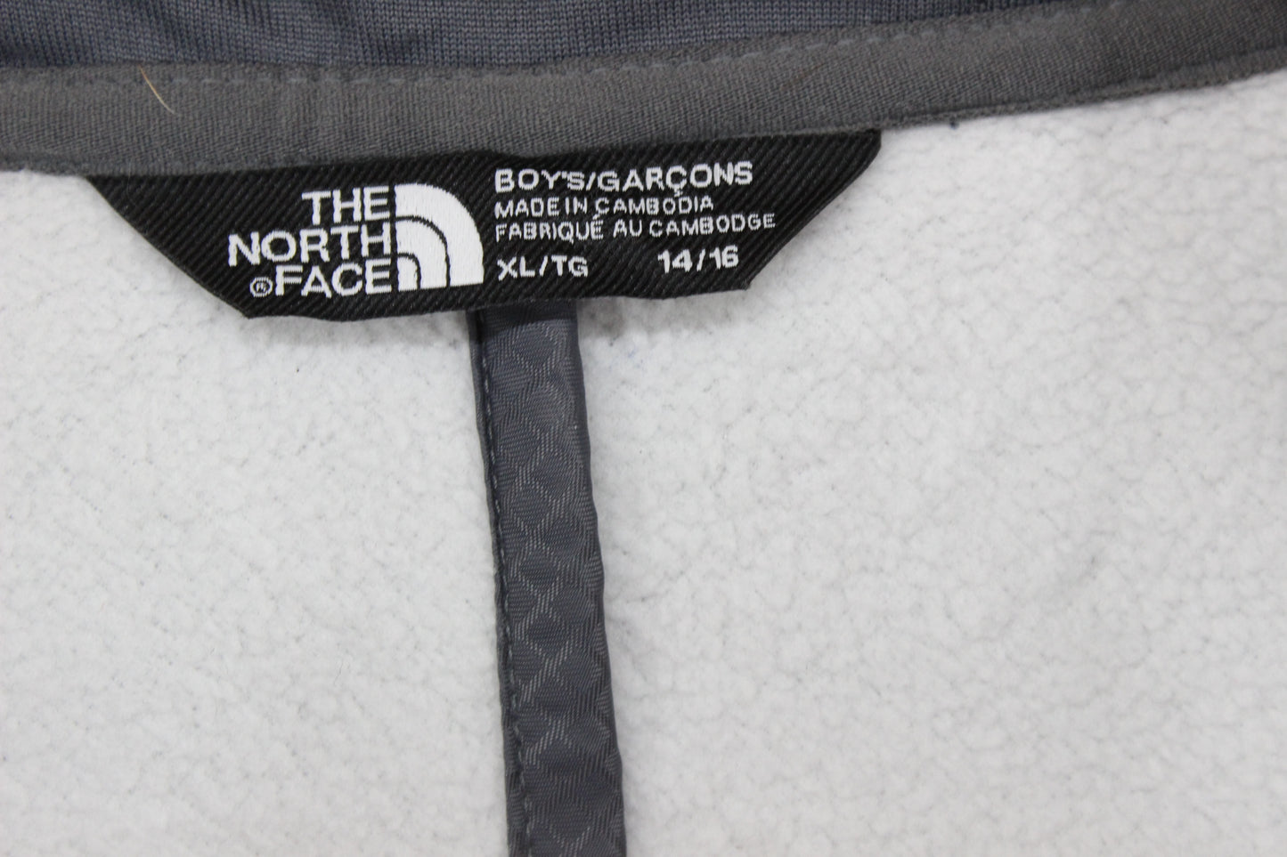 Boys Fleece Jacket Hooded Quilted