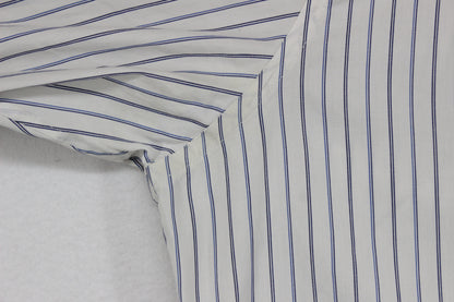 Mens Striped Shirt Button Up Collared
