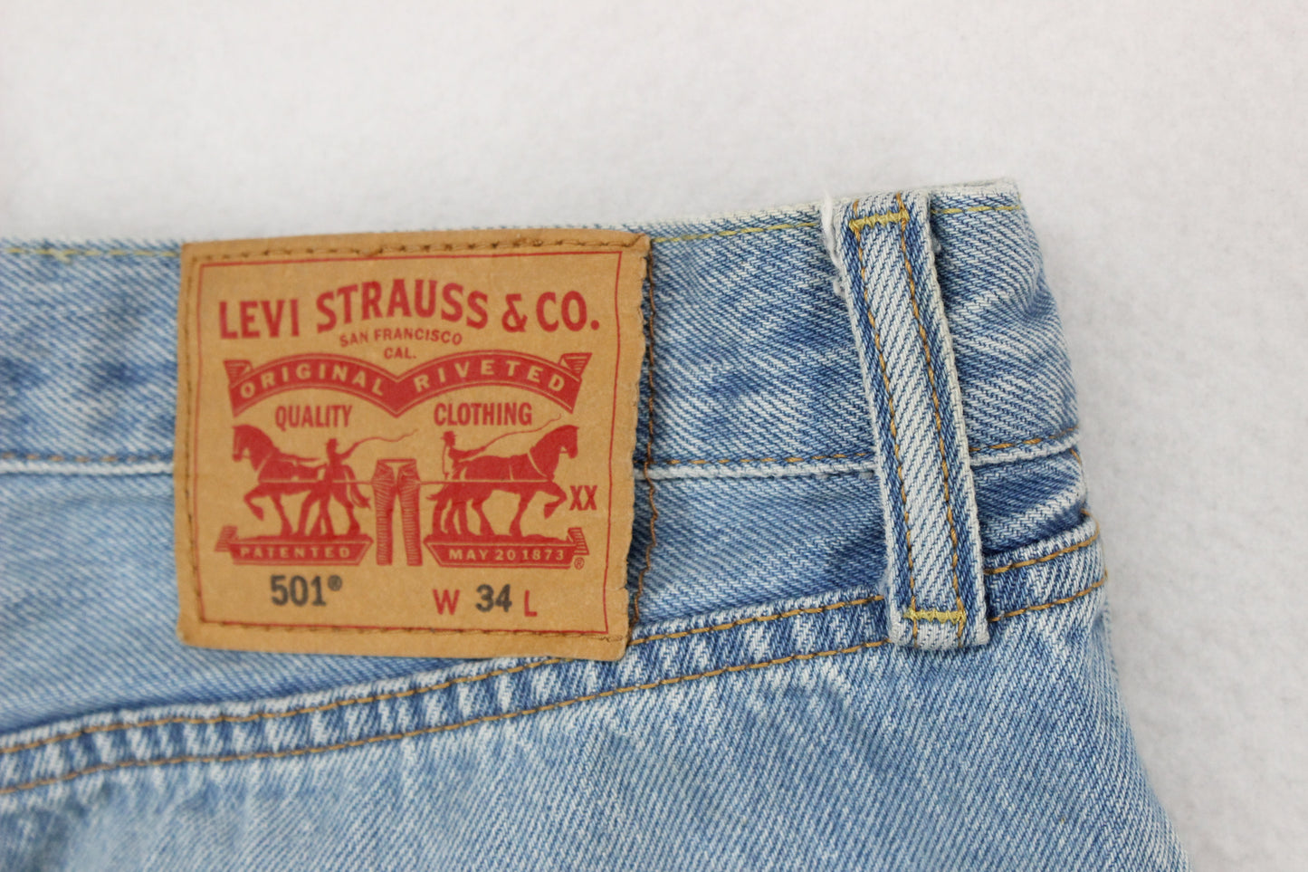 Mens Denim Shorts Classic Summer