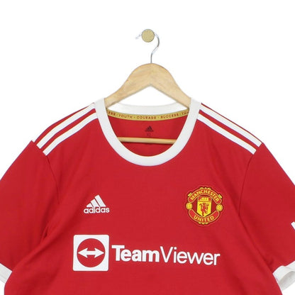 Mens Manchester United 2021-22 Football Shirt #25 Sancho