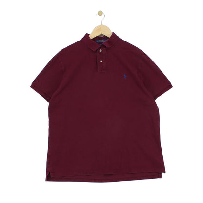 Mens Polo Shirt Slim Fit Button Up Short Sleeve