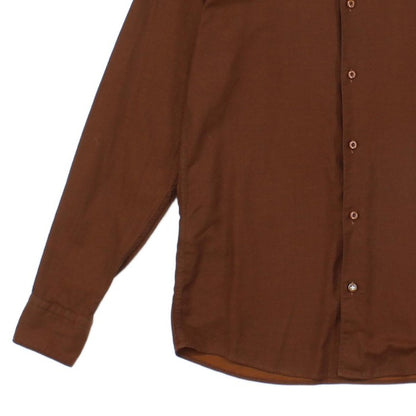 Mens Shirt Stretch Button Up Long Sleeve