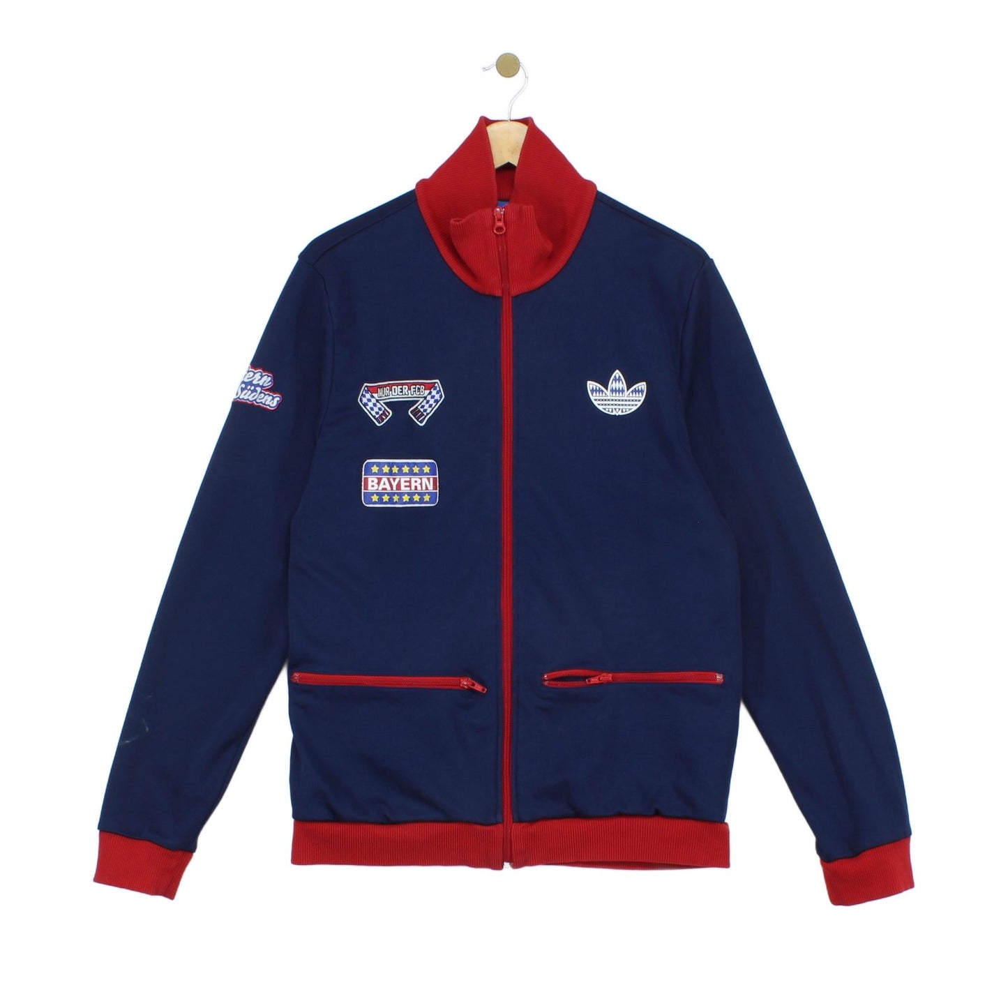 Mens Bayern Munich Track Jacket Full Zip Football