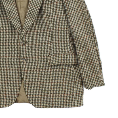 Mens Tweed Blazer Uk Made Check Wool
