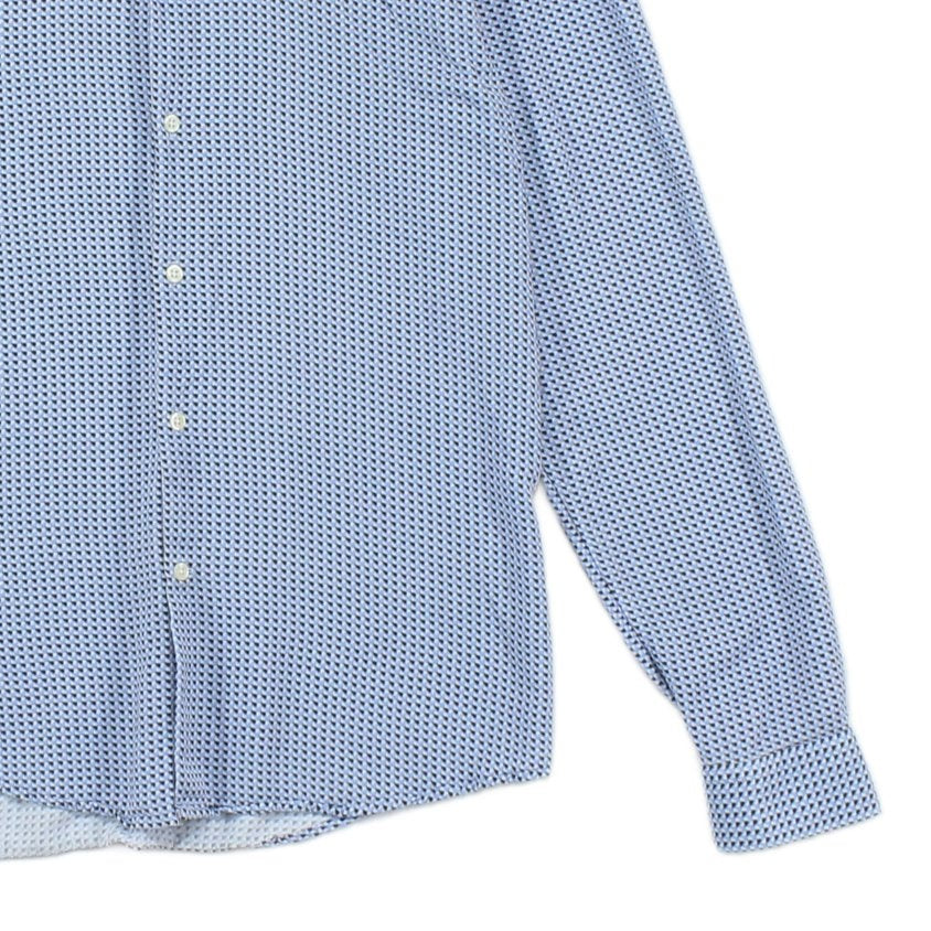 Mens Viscose Shirt Slim Fit Long Sleeve