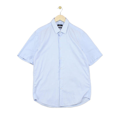 Mens Shirt Short Sleeve Easy Iron Classic