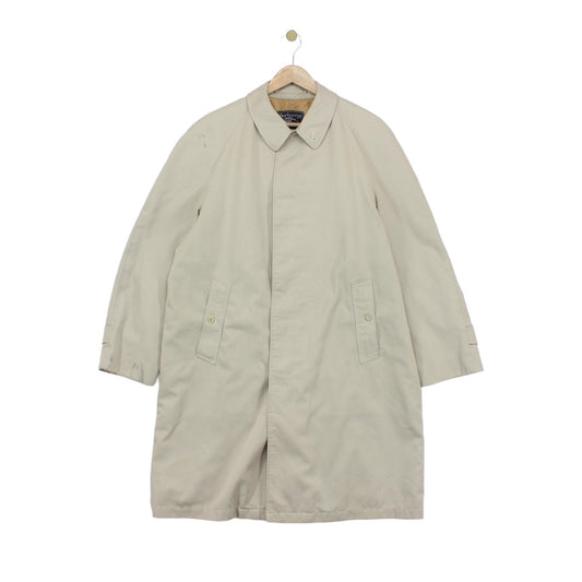 Mens Trench Coat Uk Made Classic Button Cuffs