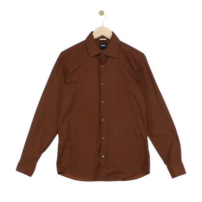 Mens Shirt Stretch Button Up Long Sleeve