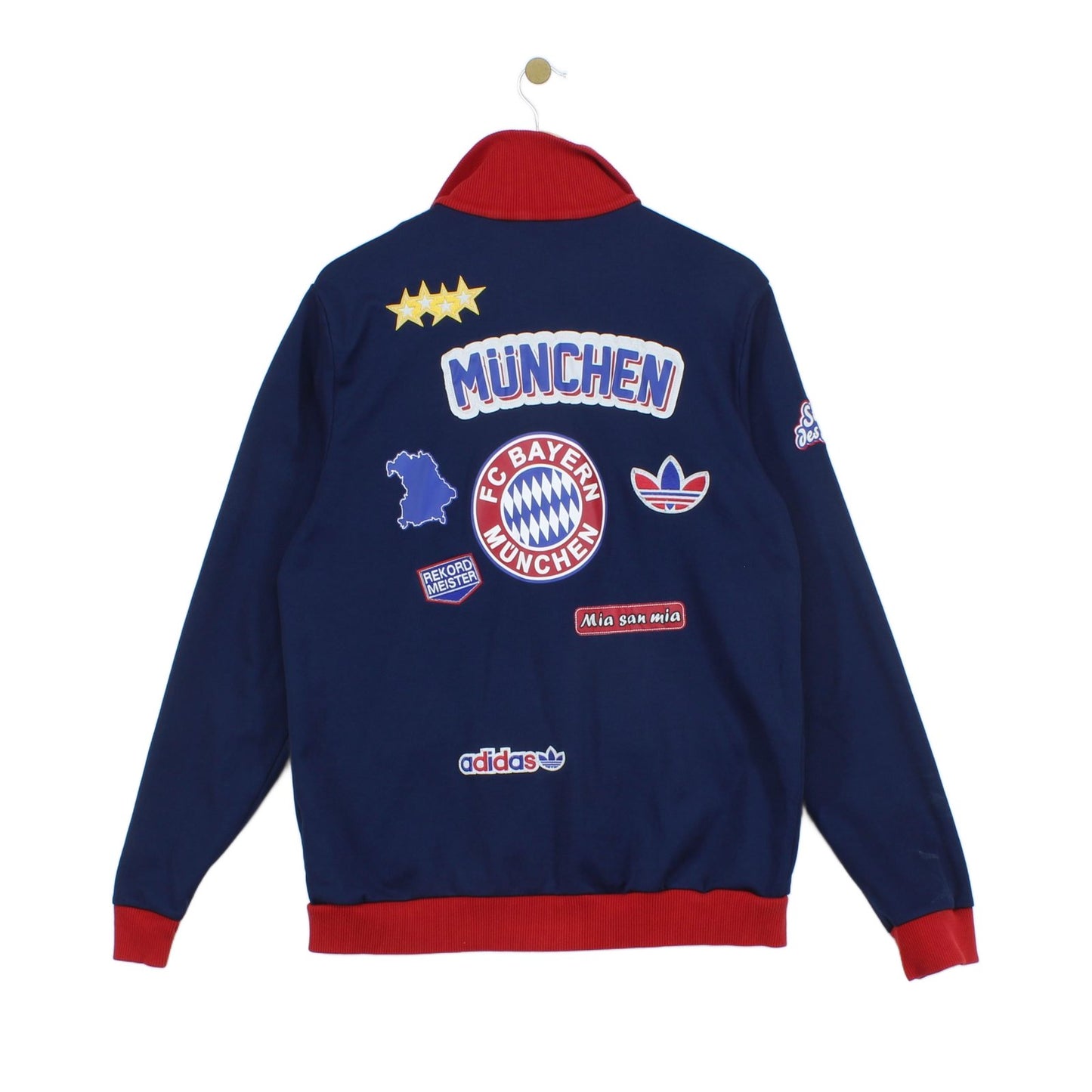 Mens Bayern Munich Track Jacket Full Zip Football