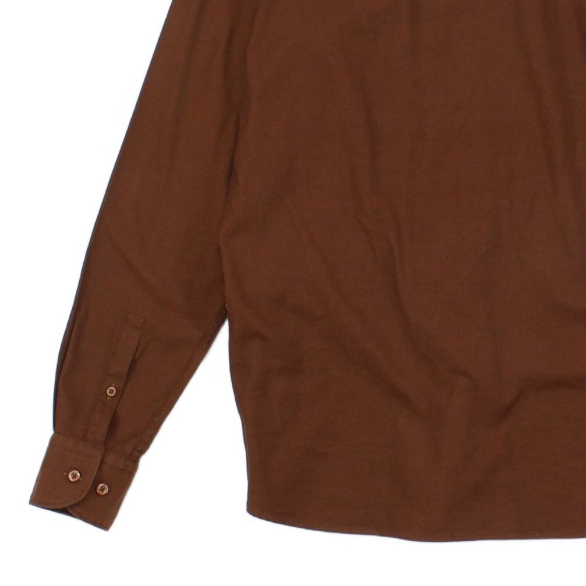Mens Shirt Stretch Button Up Long Sleeve