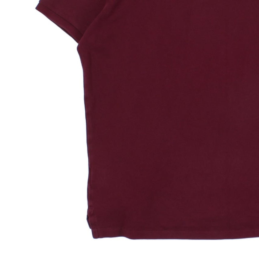 Mens Polo Shirt Slim Fit Button Up Short Sleeve