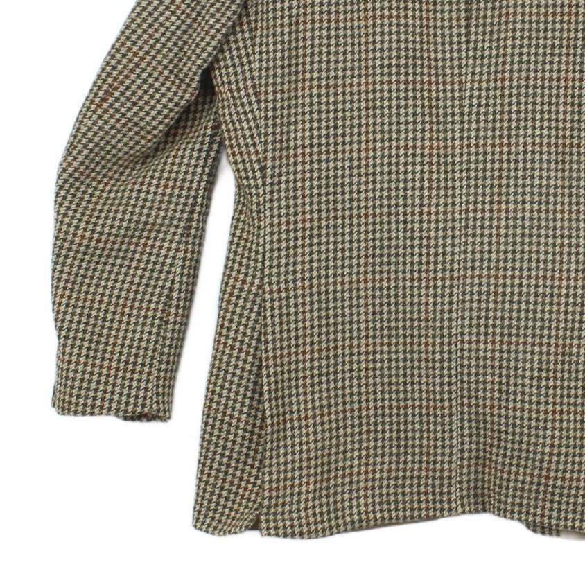 Mens Tweed Blazer Uk Made Check Wool