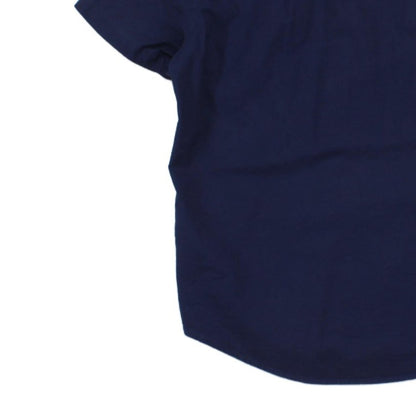 Mens Shirt Button Up Short Sleeve Slim Fit