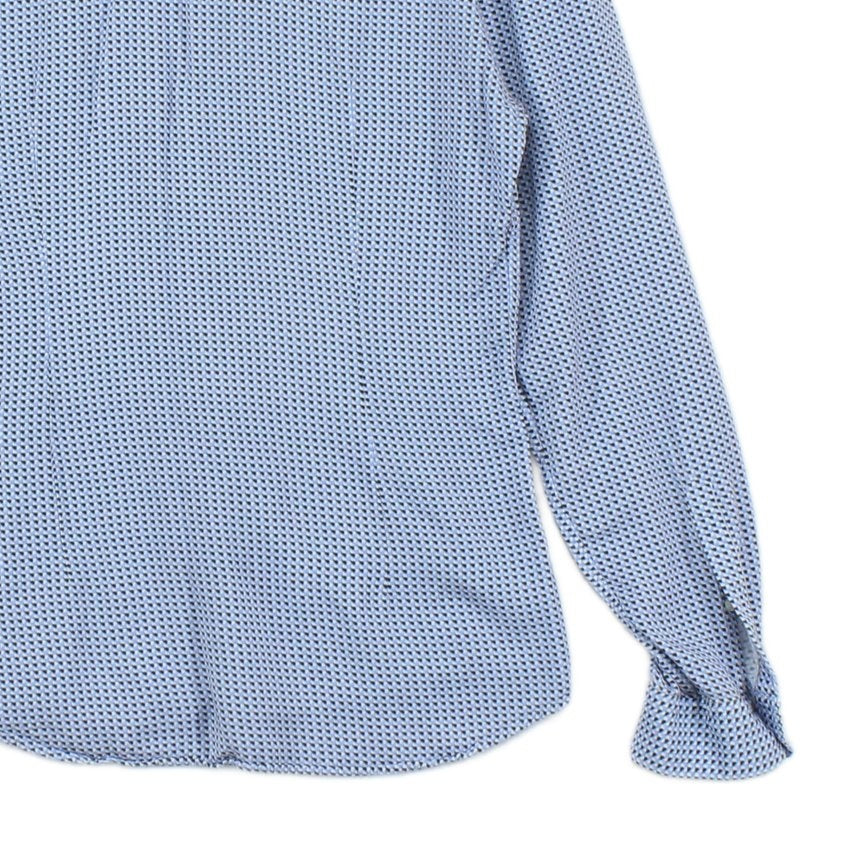 Mens Viscose Shirt Slim Fit Long Sleeve