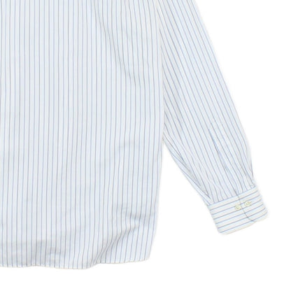 Mens Striped Shirt Button Up Collared