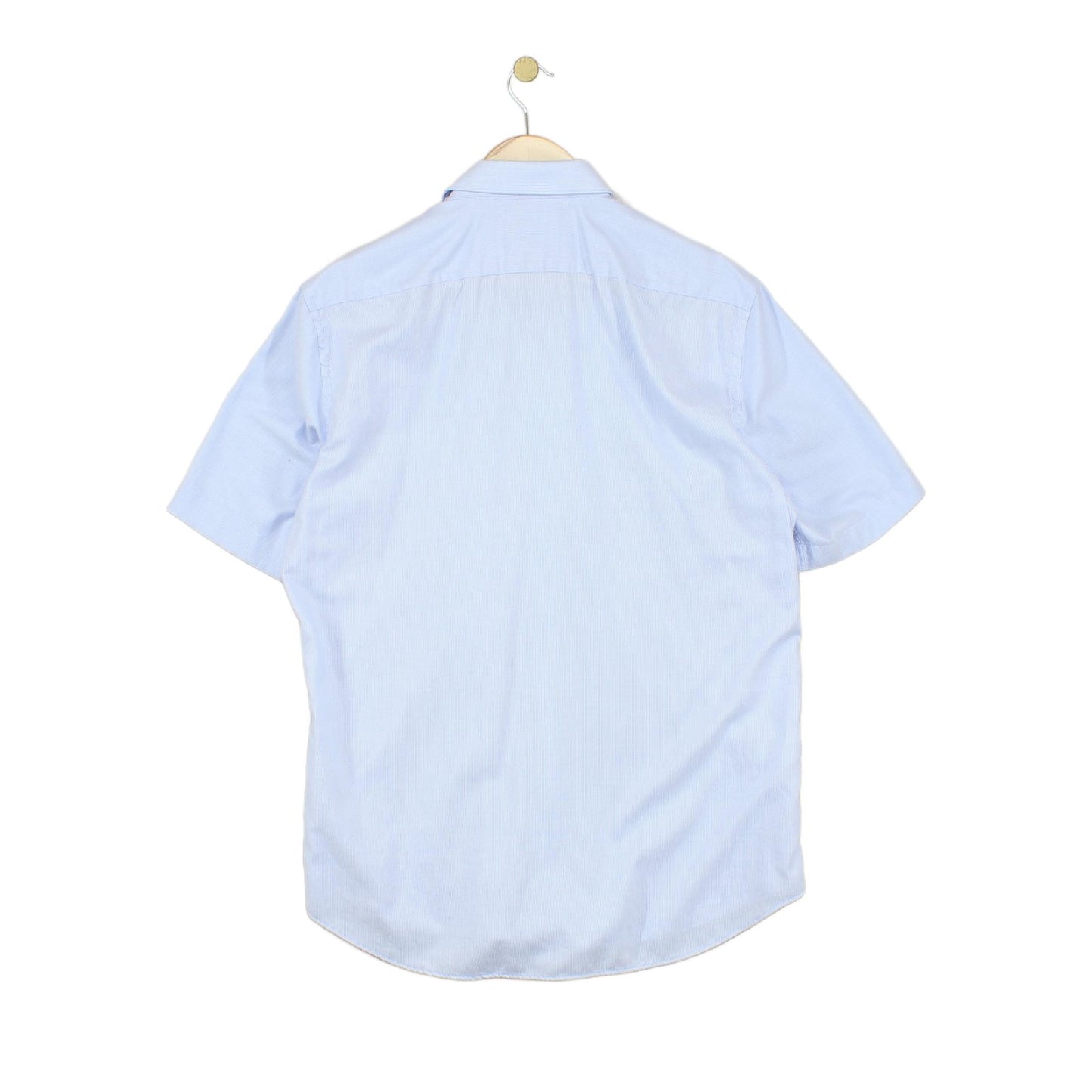 Mens Shirt Short Sleeve Easy Iron Classic