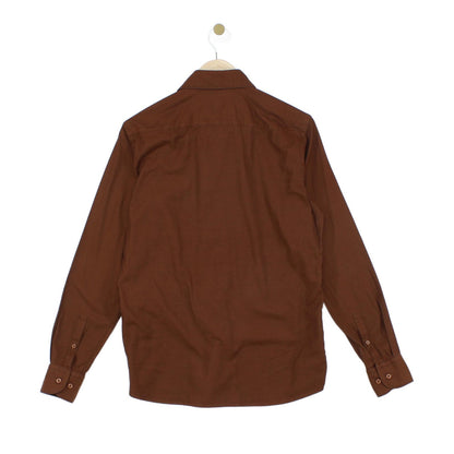 Mens Shirt Stretch Button Up Long Sleeve