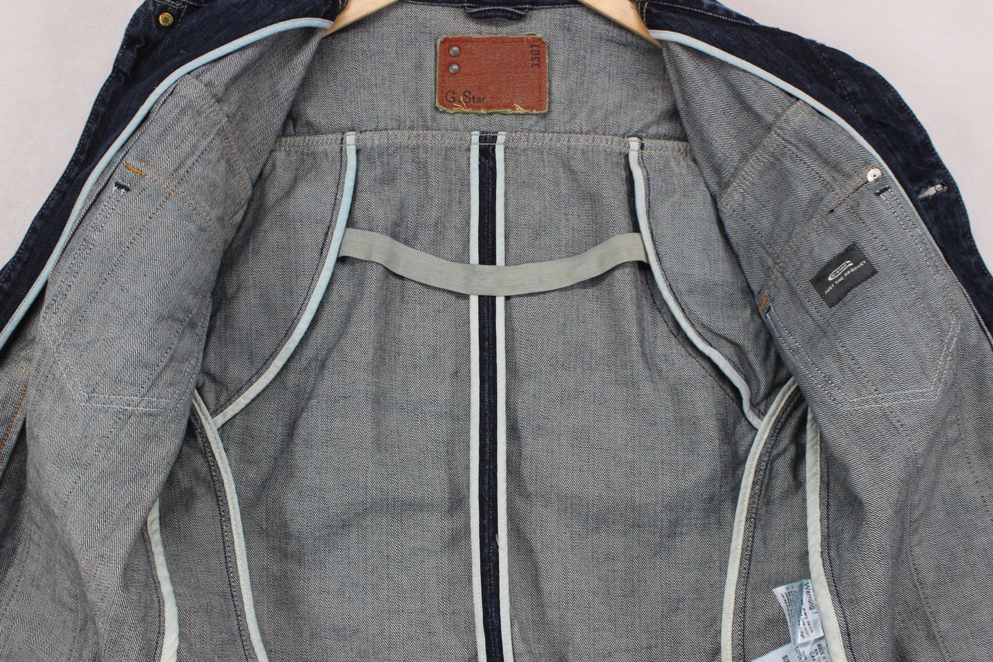 Mens New Core Denim Jacket Collared