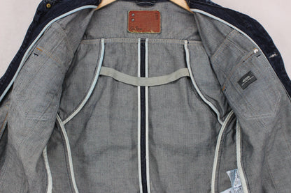 Mens New Core Denim Jacket Collared