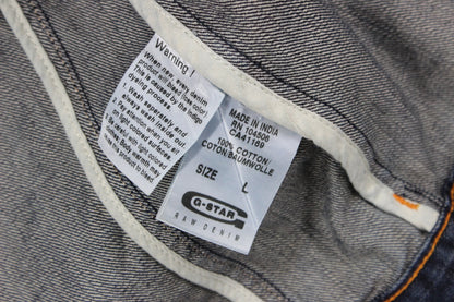 Mens New Core Denim Jacket Collared