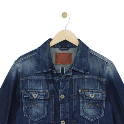 Mens New Core Denim Jacket Collared