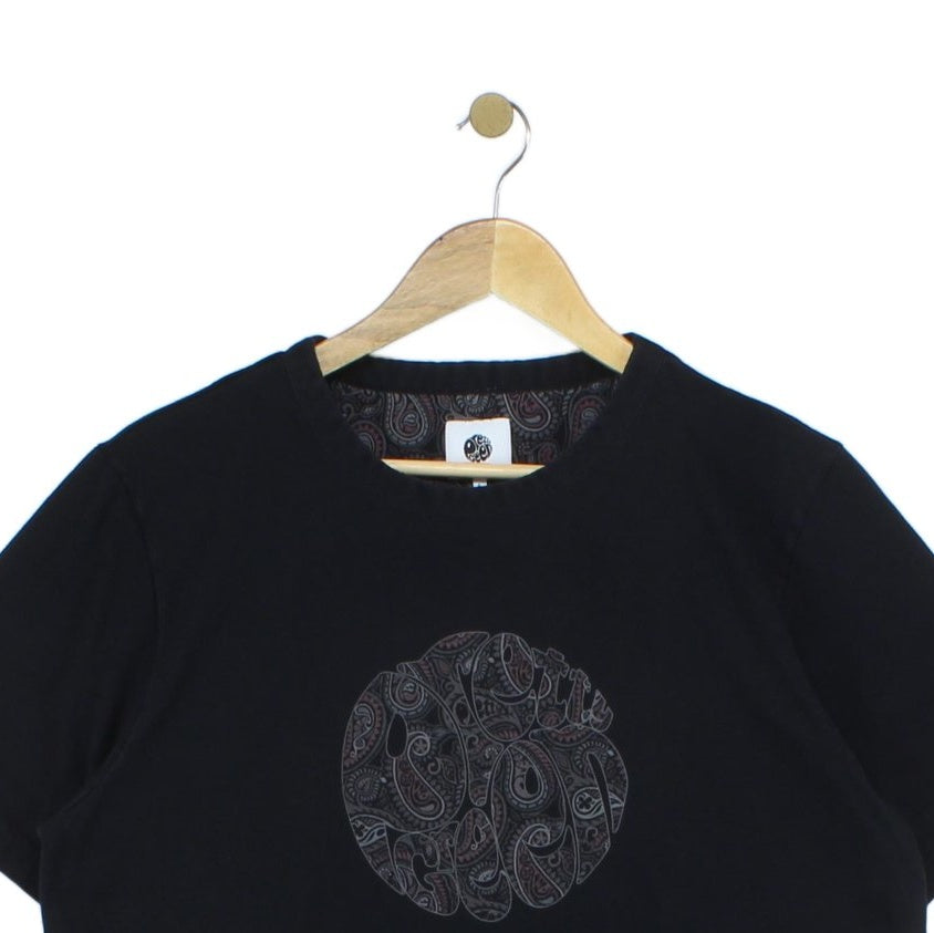 Mens Paisley T-Shirt Made In Portugal Short Sleeve