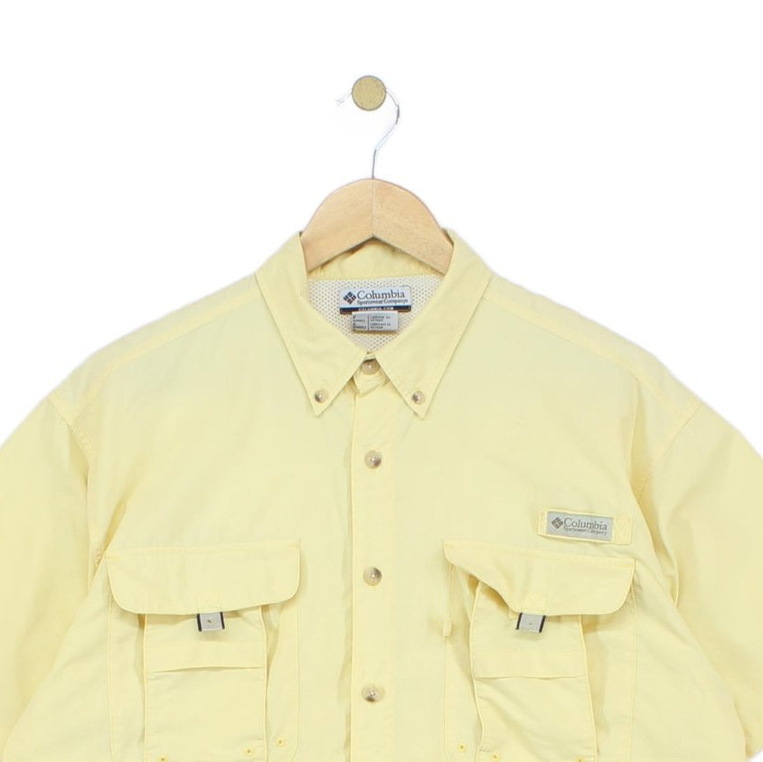 Mens Pfg Fishing Shirt Outdoor Short Sleeve