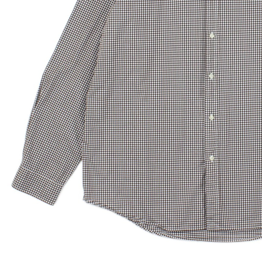 Mens Check Shirt Button Down Long Sleeve Classic