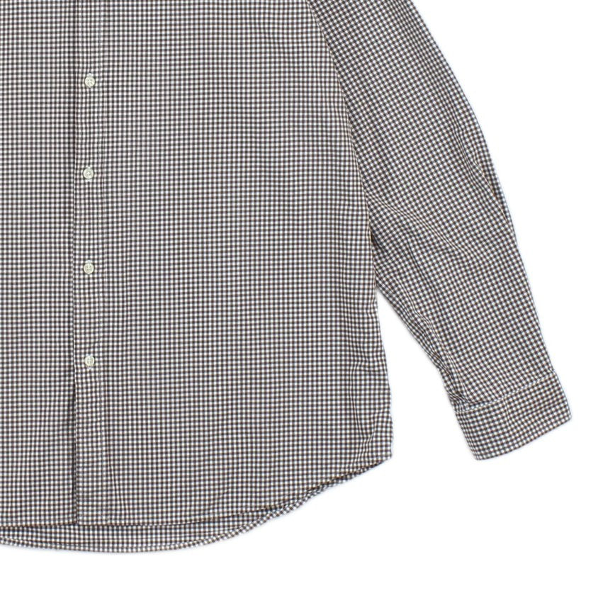 Mens Check Shirt Button Down Long Sleeve Classic