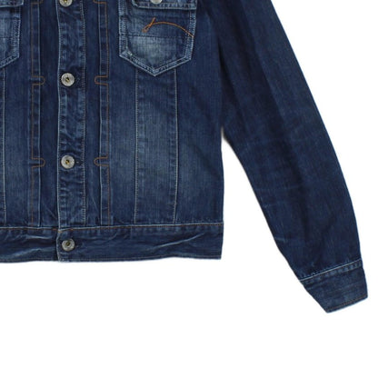 Mens New Core Denim Jacket Collared