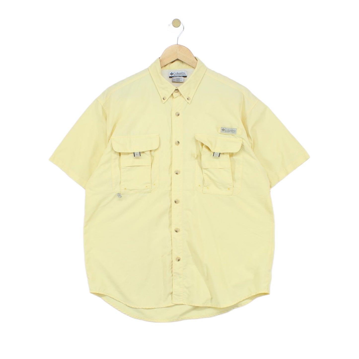 Mens Pfg Fishing Shirt Outdoor Short Sleeve