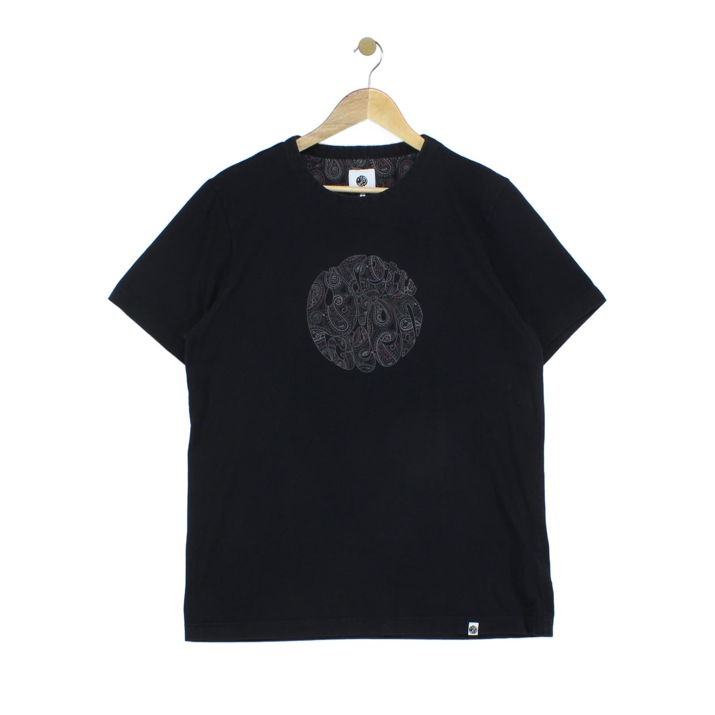 Mens Paisley T-Shirt Made In Portugal Short Sleeve