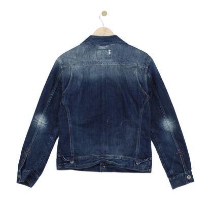 Mens New Core Denim Jacket Collared