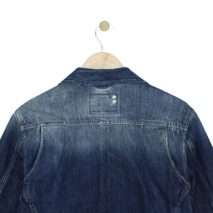 Mens New Core Denim Jacket Collared