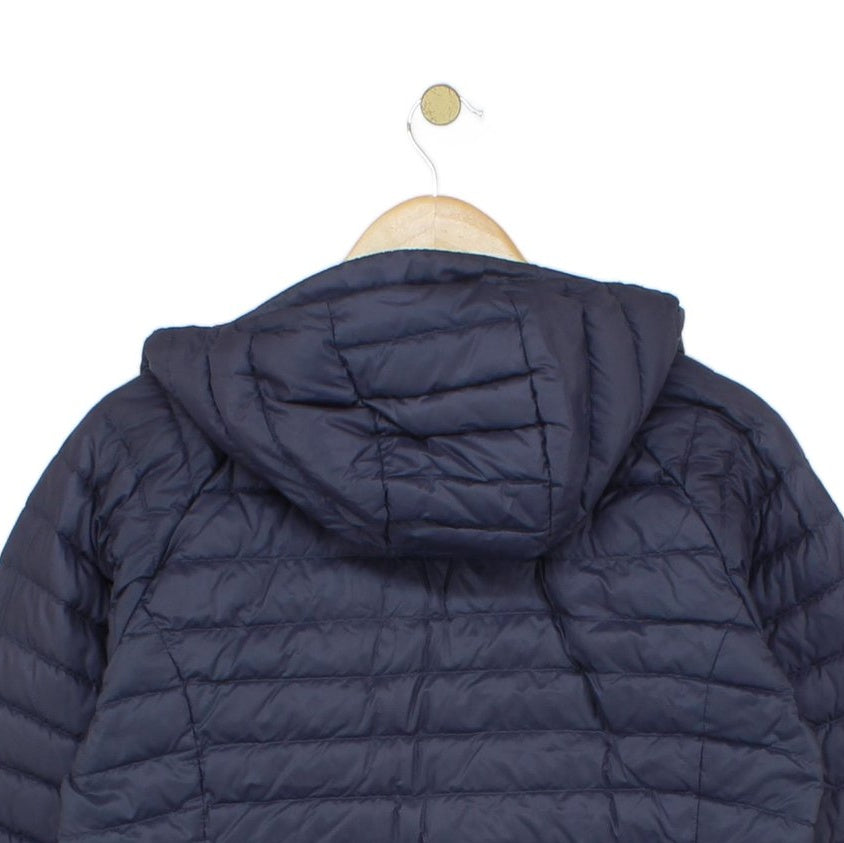 Womens Microlight Alpine Quilted Jacket Hooded Down Filled