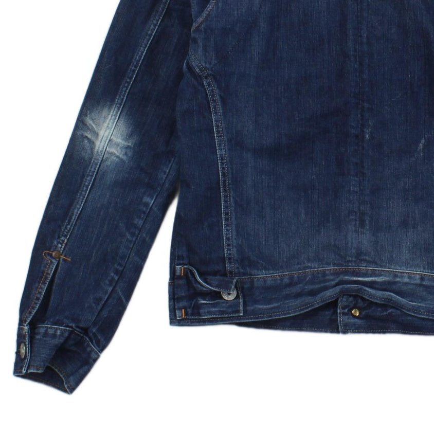 Mens New Core Denim Jacket Collared